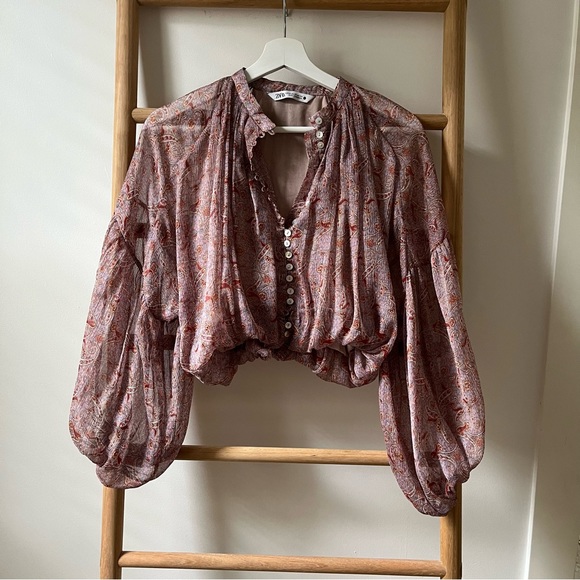 Zara Paisley Blouse - Picture 3 of 7